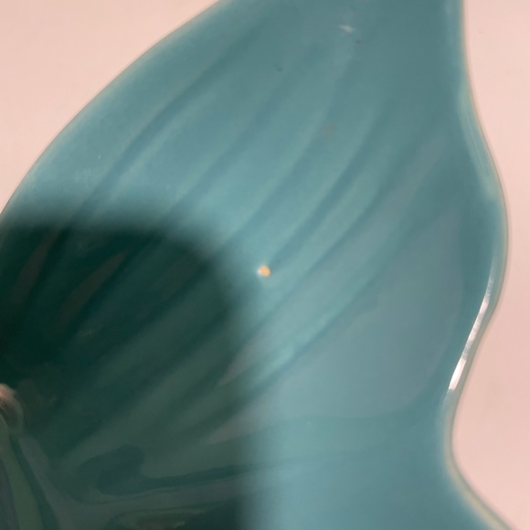 Stoneware Teal Colored Fish Bowl - Picture 6 of 6